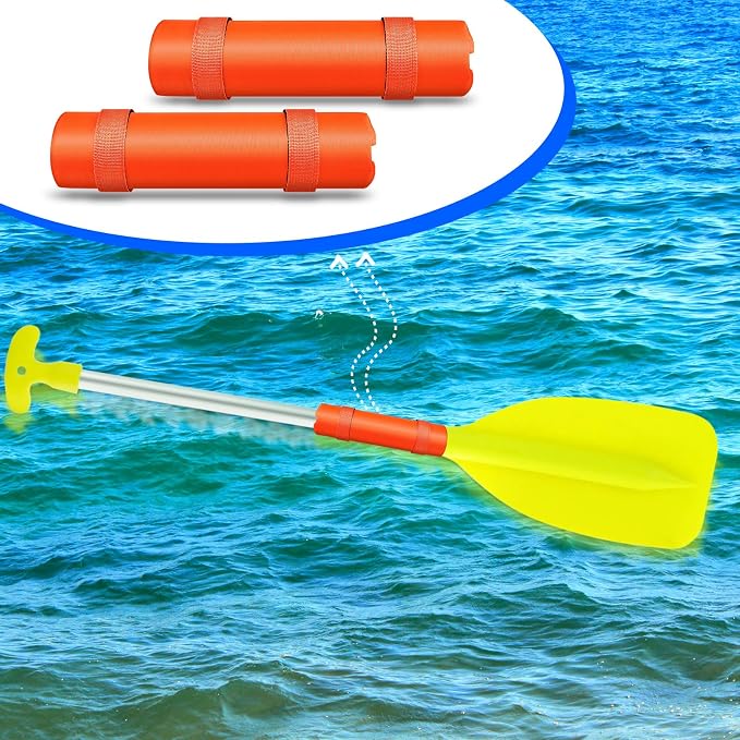 Deekin 2/4 Pack Paddle Float for Flotation Kayak Canoe Surf Paddleboarding Gifts - Prevent Paddle Sinking in Water