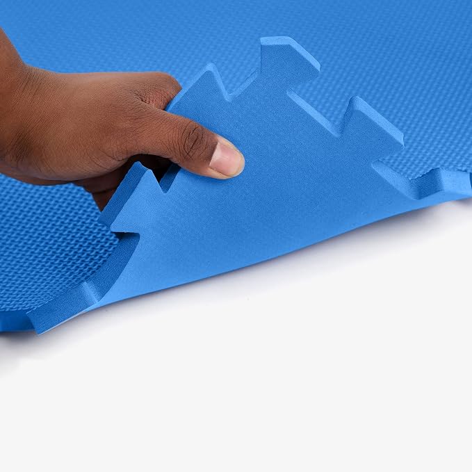 Flooring Inc's Puzzle Exercise Mats, EVA Foam Interlocking Floor Mats for Protective, Cushioned Workout Flooring for Home and Gym Equipment, Multiple Sizes & Colors