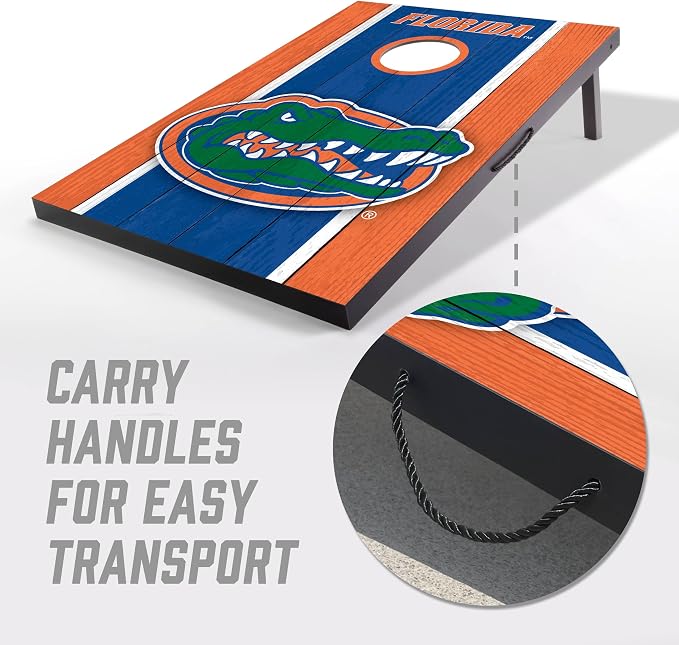 YouTheFan NCAA 2' x 3' Portable Cornhole Game with Logo Bags