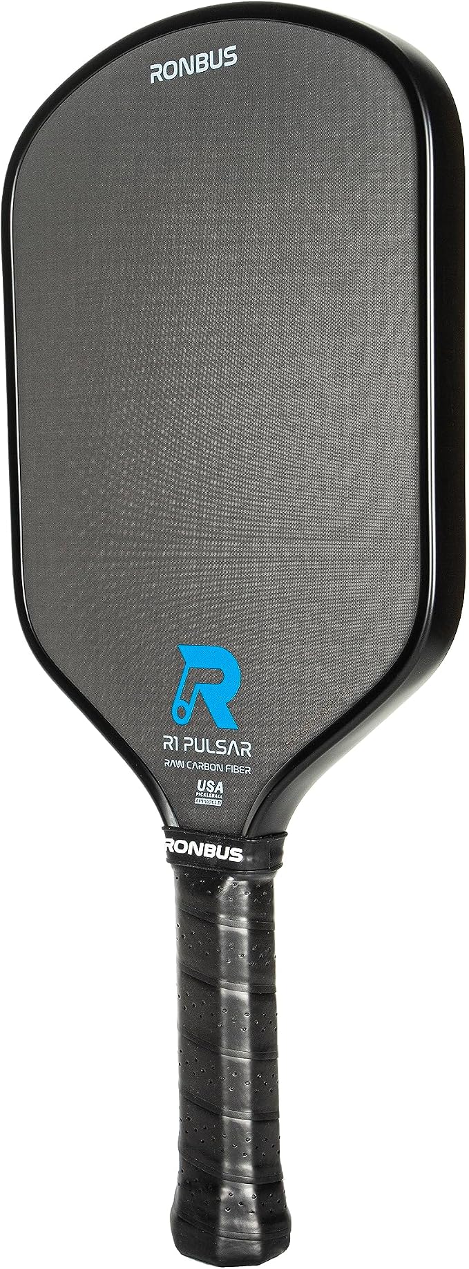 Ronbus R1/R3 Pulsar Thermoformed Raw Toray T700 Carbon Fiber Pickleball Paddle with 16 mm Polypropylene Honeycomb Core