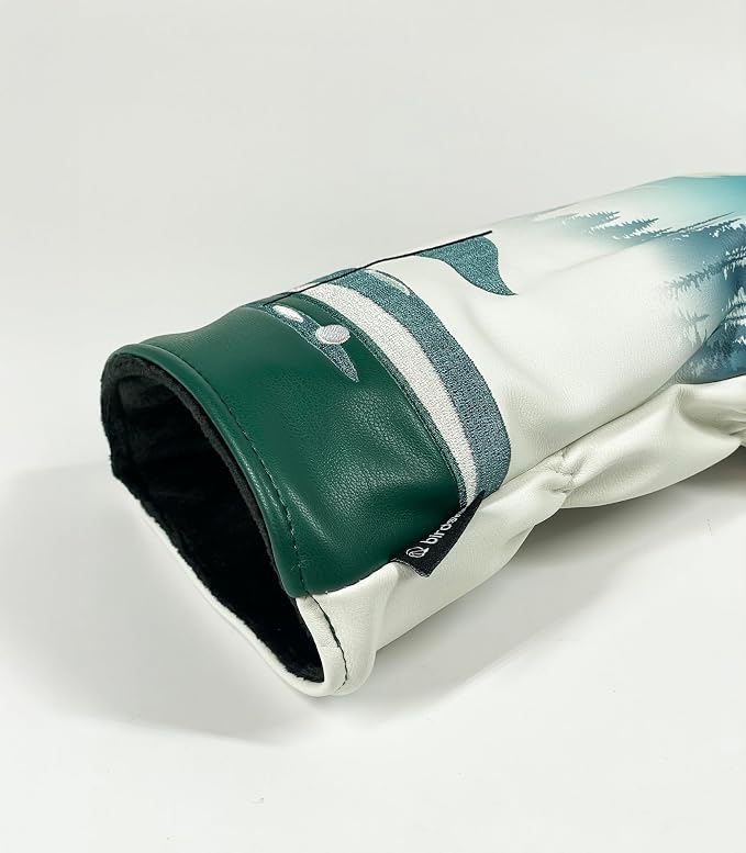 Golf Driver Headcover birdskie Premium Leather Head Cover. Digitally Printed and Embroidered Design. Head Cover for Your Driver by birdskie.