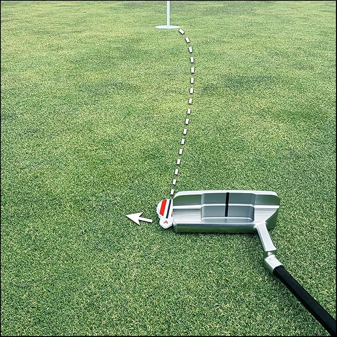 Putting Alignment Aid Tool - Golf Ball Marker - Rotate to Aim - Golf Gift Accessory for Men & Women Golfers - USGA Compliant