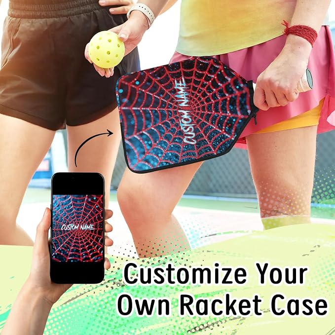 Personalized Pickleball Paddle Cover, Robust & Waterproof Custom Pickleball Paddle Case for Ultimate Protection