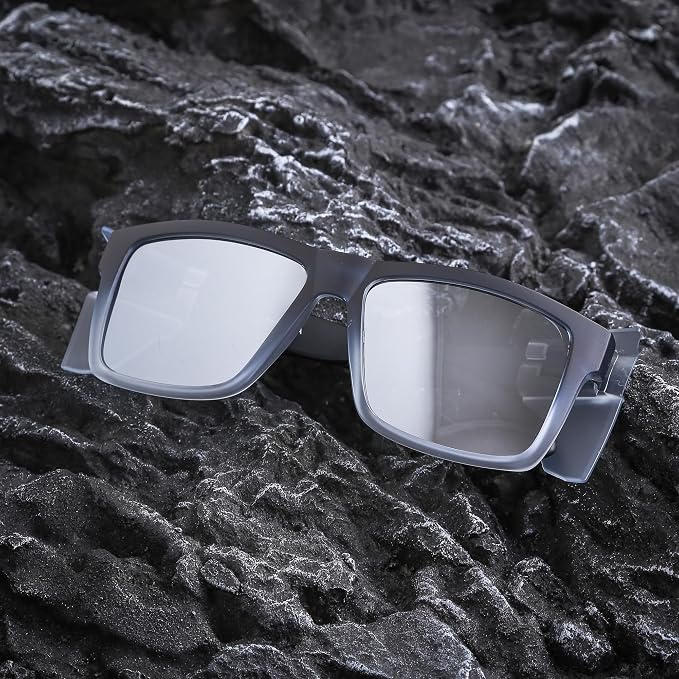 ANSI Z87 Safety Sunglasses UV400 Polarized Removable Side Shields Durable Protective Eyewear Construction
