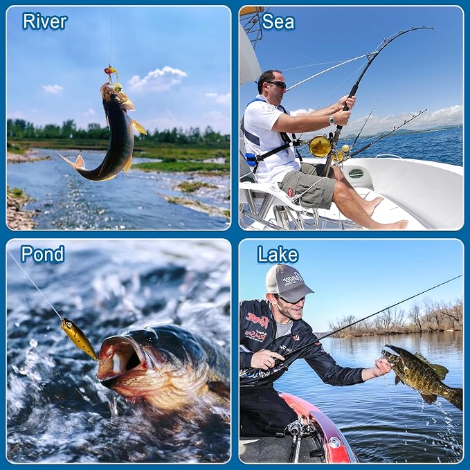 Fishing Advent Calendar 2026 Christmas Countdown, 24 Days Lure Fishing Kit，Xmas Fishing Gift for Fisherman Adult Men Teen Boys