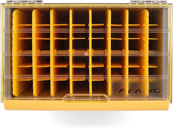 Plano EDGE Deep Hang Box, Stores 48 Crankbaits, with Rust-Preventive Rustricor, Dri-Loc Watertight Seal, WaterWick, DuraView Transparent Lid, Stackable Storage for Fishing Organization