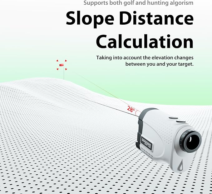 Gogogo Sport Vpro GS24 Laser Rangefinder & Universal Adjustable Magnetic Holder Mount Strap