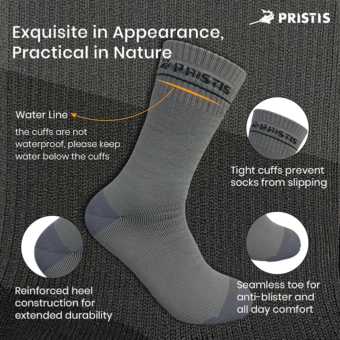 Pristis Exquisite Outdoor Fishing Equipment Combination, High Strength Fish Gripper & Athletic Waterproof Socks (Small), Nice Gift for Family