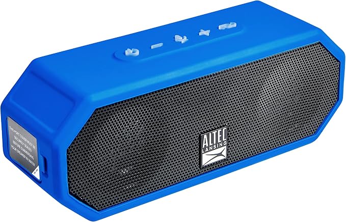 Altec Lansing - Portable Bluetooth Speaker, Waterproof IP67
