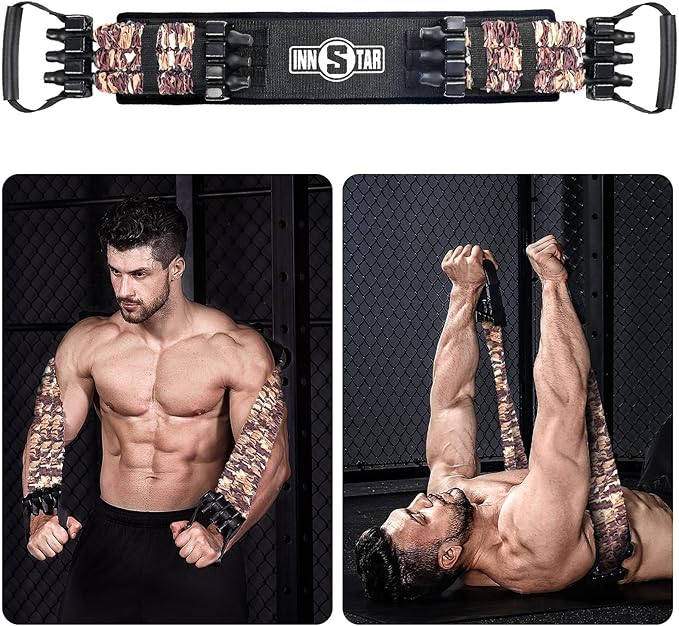 Innstar Multi-Function Resistance Bands for Working Out, Push Up Exercise Bands Resistance Bands Set for Bench Press Gym Equipment, Home Workout, Travel Portabl