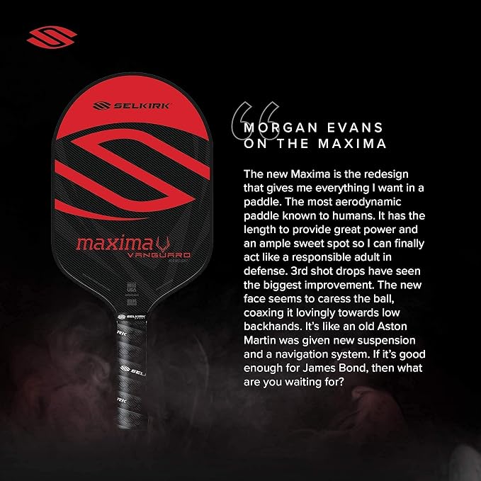 Selkirk Sport Vanguard Hybrid Pickleball Paddle | Carbon Fiber Pickleball Paddle with a Polypropylene X5 Core | Pickleball Rackets