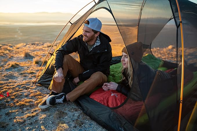 Teton LEEF Lightweight Mummy Sleeping Bag for Camping, Hiking, Backpacking; Cold Weather Option, Compression Sack Included