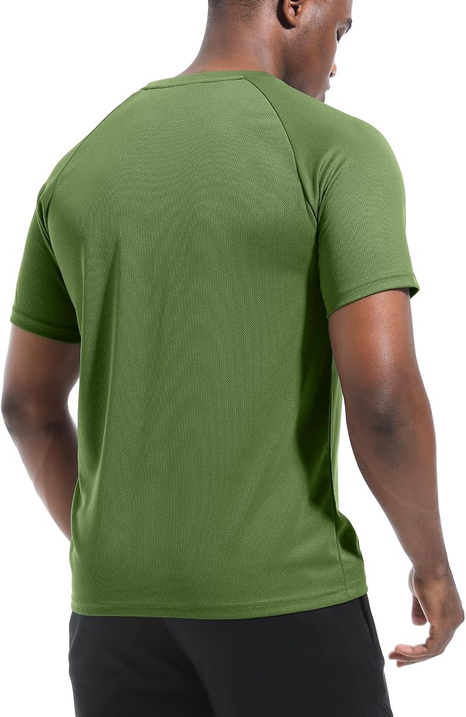 Boyzn 1, 3, 5 or 7 Pack Men's Workout Running Shirts, Dry Fit Moisture Wicking T-Shirt, Gym Athletic Short Sleeve Tee Shirts