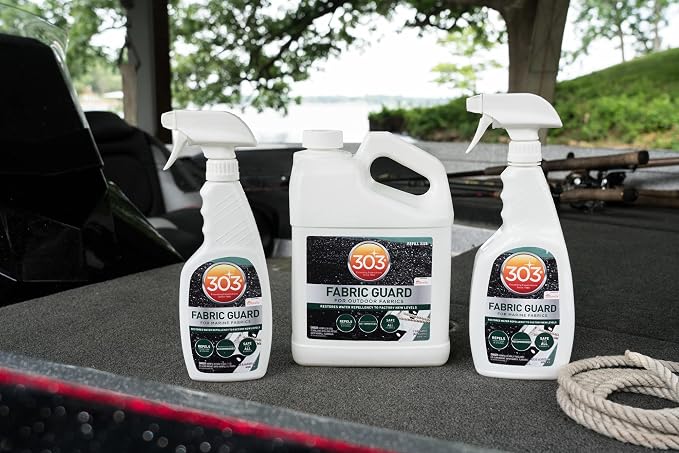 Restores water and stain resistance on boat covers, canvas, and marine fabrics. | boating-cleaners