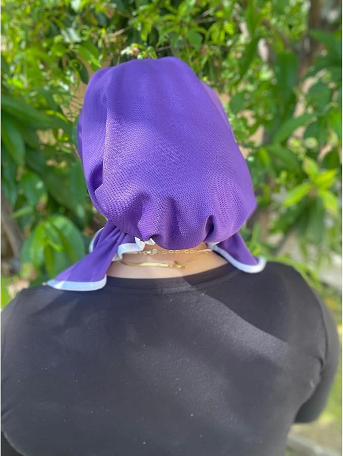 Dry Fit Pretied Activewear Head Scarf, Non-Slip Velvet Band Attached, Lightweight Adjustable Headcover