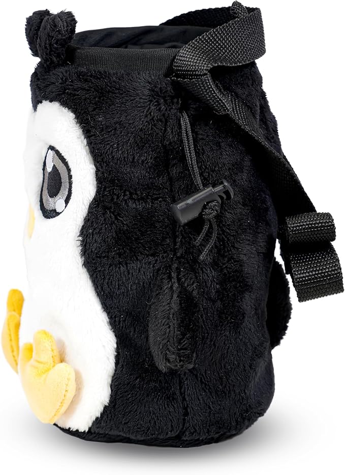 Chalk Bag for Rock Climbing - Cute Chalk Bag for Bouldering, Gym, Indoor & Outdoor Climbing with Adjustable Belt, Brush Holder & Carabiner