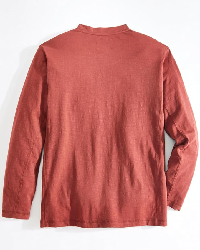 Venado Henley Long Sleeve Shirts for Men - Mens Henley with Flex Material