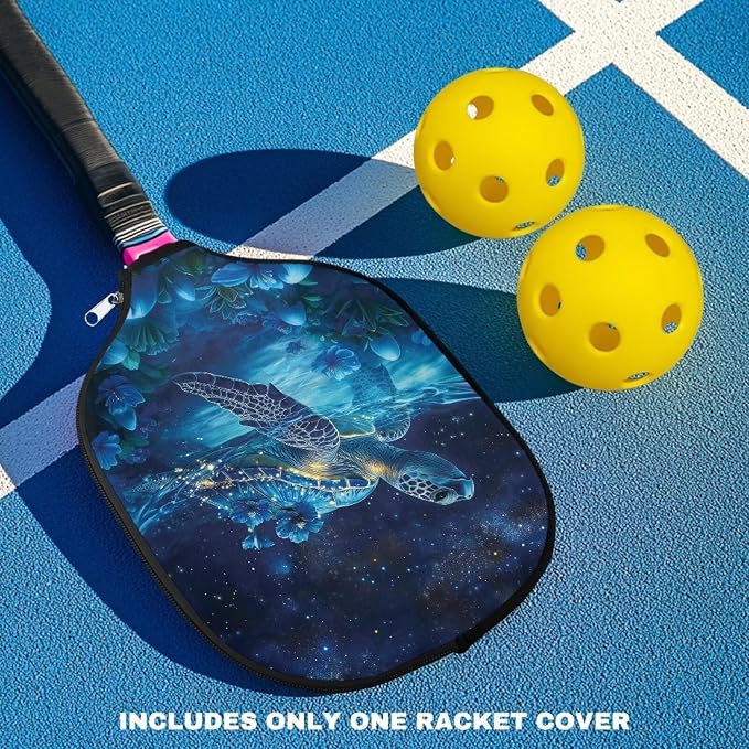 Blue Camo Corgi Pattern Print Pickleball Paddle Covers Only Paddles Holder Sleeve Fits Most Rackets