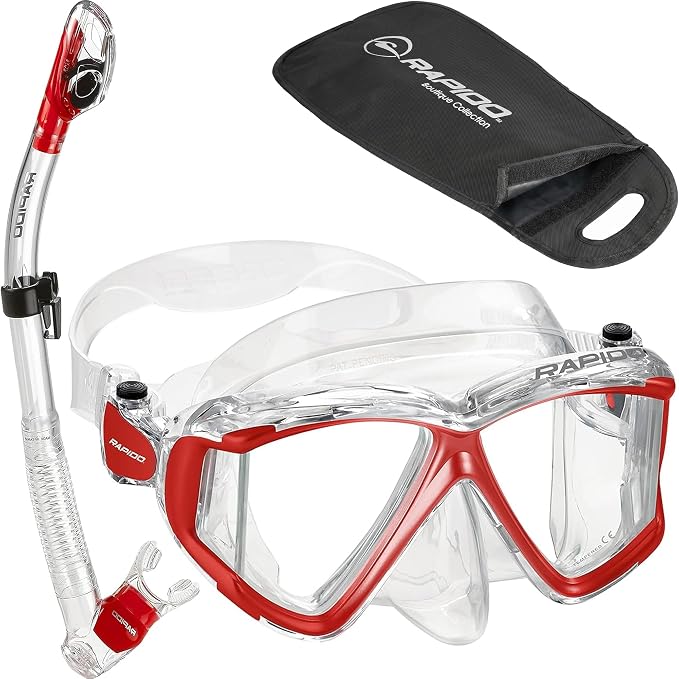 Rapido Panto-180 Four Lens Mask and Snorkel Combo
