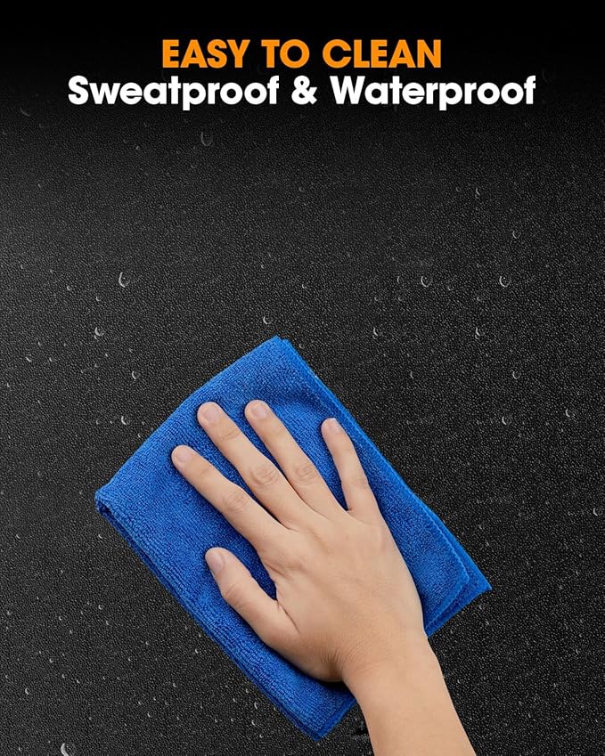 Stepwaver Walking Pad Mat for Carpet, Treamill Mat for Hardwood Floors, High Density, 1/4 Thickness, Folable, Floor Protection Mats for Bikes, Elliptical, Treadmill