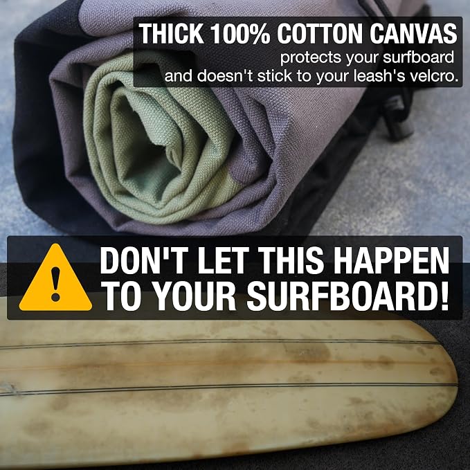 Ho Stevie! Canvas Surfboard Bag Cover - No Melted Wax on Car - Sun/Ding Protection