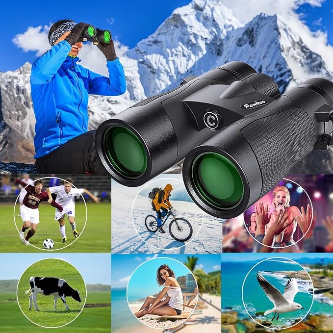 Monocular 12x42 Roof Prism Binoculars for Adults -Monoculars for Adults High Power with BAK4 Prism & FMC Lens, Suitable for Bird Watching Hunting Hiking Camping