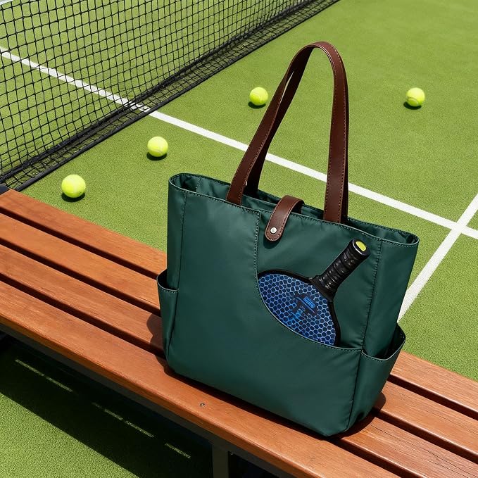 harayaa Pickleball Racket Bag Pickleball Tote Bag Pickleball Shoulder Bag Pickleball Handbag Versatile Polyester Construction Handle Roomy