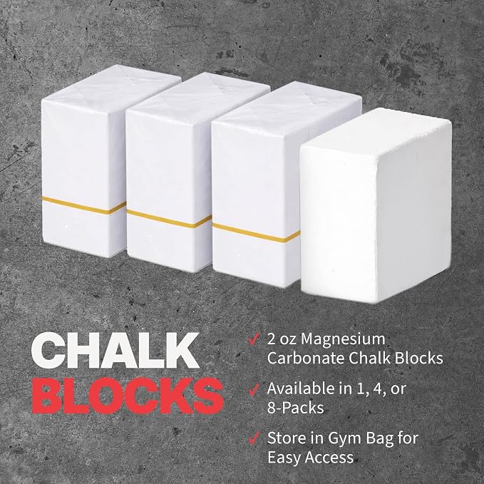 SPRI Chalk Block & Chalk Ball for Gymnastics, Rock Climbing, Bouldering, Rings, Weightlifting, Pool Billiards