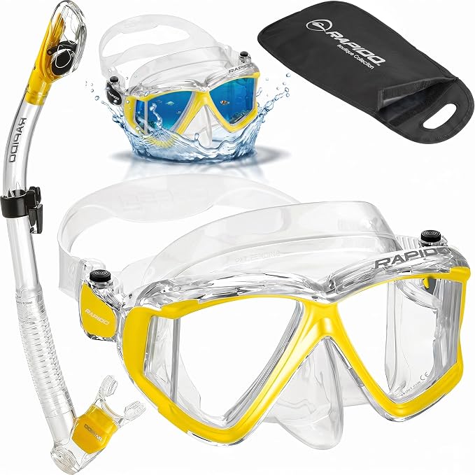 Rapido Panto-180 Four Lens Mask and Snorkel Combo