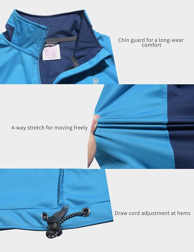 Little Donkey Andy Lightweight Cycling Vest Windproof Sleeveless Jacket for Women Water-Repellent Stretch Vest for Running