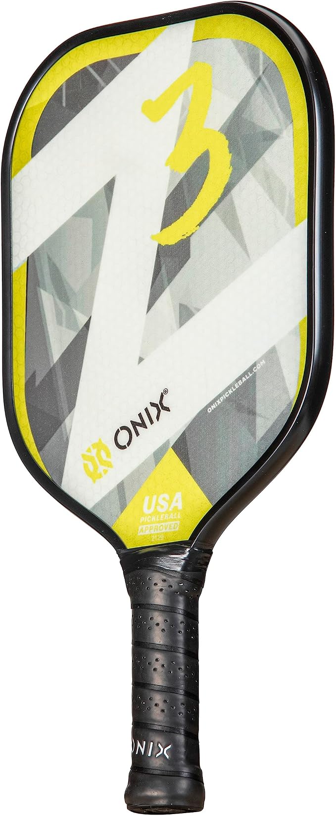 Onix Graphite Z5 Carbon Fiber Pickleball Paddle with Wide-Body Shape, Honeycomb Core & Graphite Face