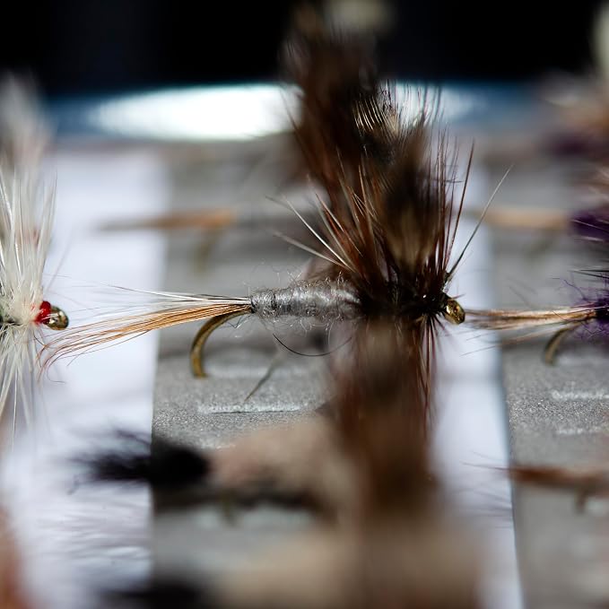 Outdoor Planet 24/48/66/72 Premium Hand Tied Fly Fishing Flies Assortment | Fly Boxes Included | Dry, Wet, Nymphs, Streamers, Wooly Buggers, Terrestrials | Trout, Bass Lure Set, Kit, Gift