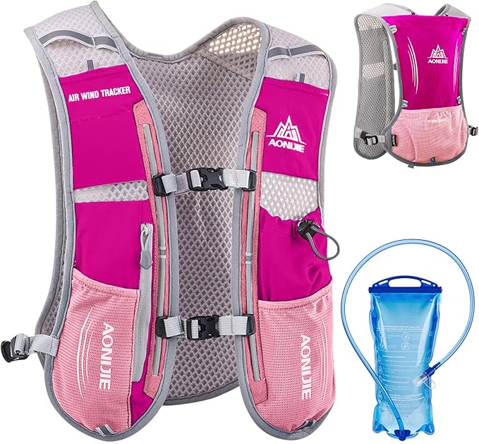 Azarxis Hydration Running Vest Backpack Pack 5L 5.5L for Women and Men Jogging Trail Race Marathon Cycling Hiking