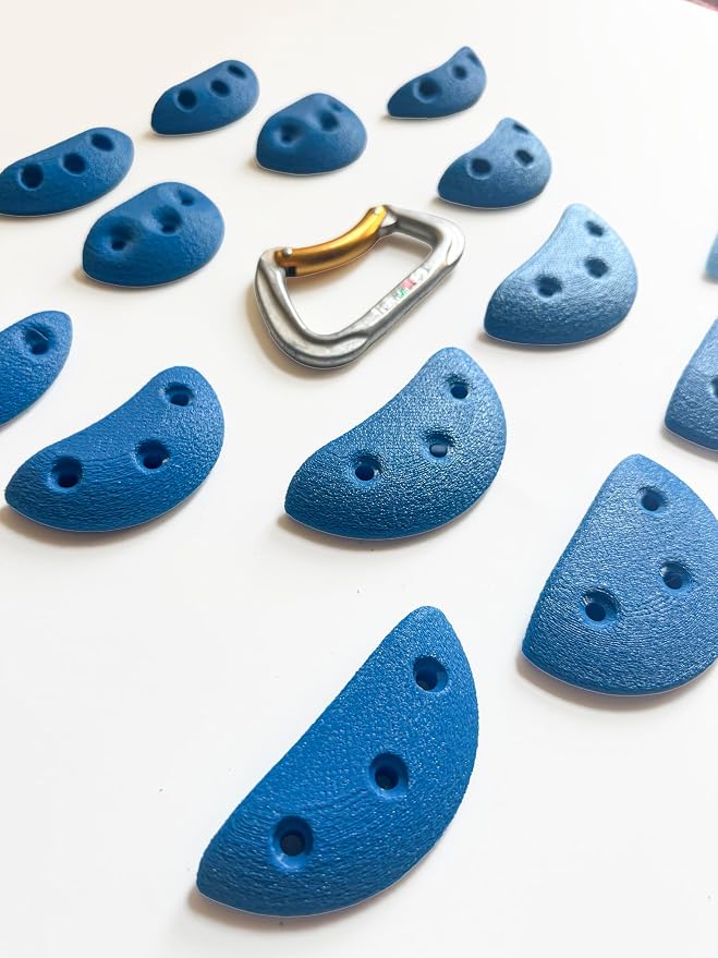 14 Screw On Crimp Rock Climbing Holds Advanced Climbing Holds Home Climbing Wall Bouldering Gym Holds Eco Friendly Dual Textured Crimps for Finger Strength