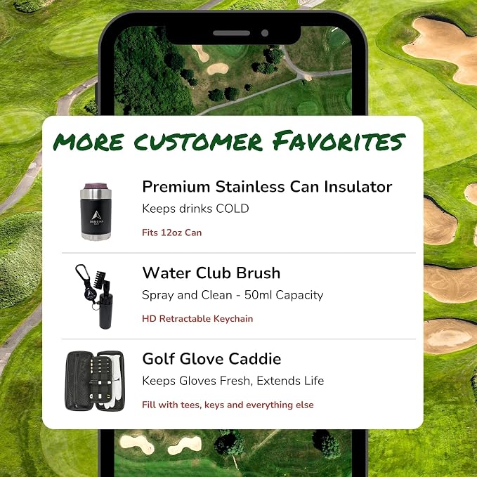 Go For It Golf Gift Box - Ultimate Golf Kit Essentials for Men & Women, Premium Golfing Accessories, Golfer Training Tools & Gear