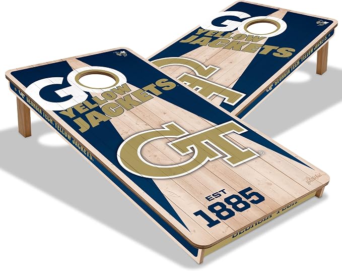 YouTheFan NCAA 2’ x 4’ Professional Wood Cornhole Game