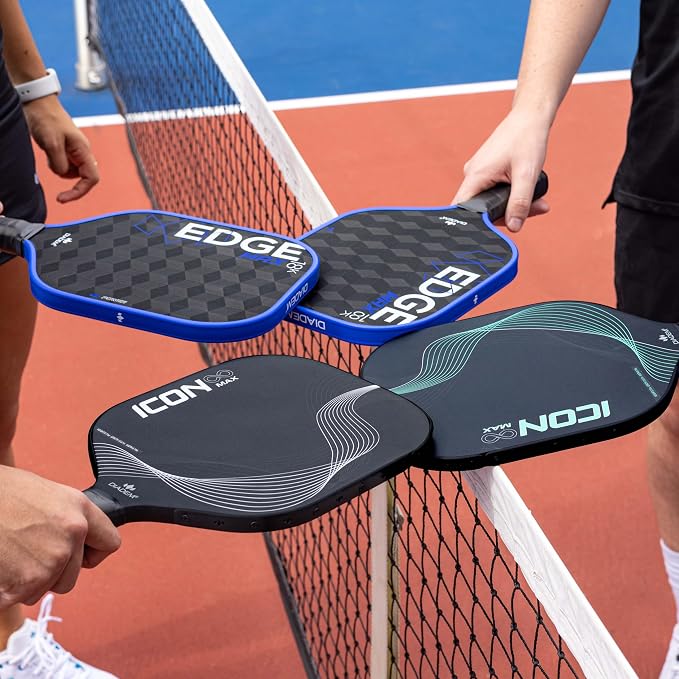 Diadem Paddle Cleaner Eraser | Rubber Pickleball Paddle Cleaner for Raw Carbon & 18K Surfaces, Removes Ball Residue, Evens Minor Scratches | Compact Grip-Sized Design for All Brands