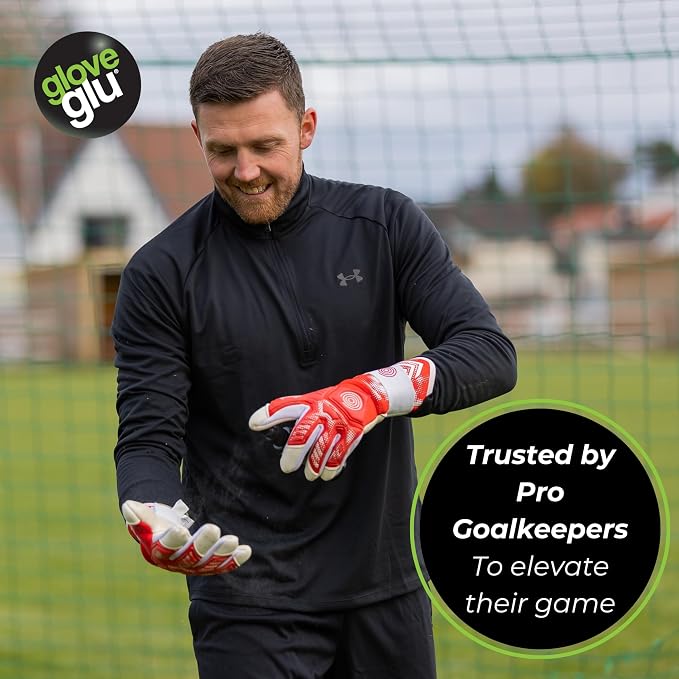 Gloveglu MEGAgrip Goalkeeper Glove Grip Spray | Advanced Goalkeeper Glove Palm Grip Reviver | Improved Catching & Better Ball Handling