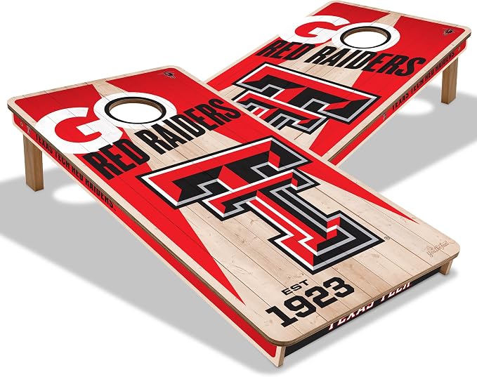 YouTheFan NCAA 2’ x 4’ Professional Wood Cornhole Game