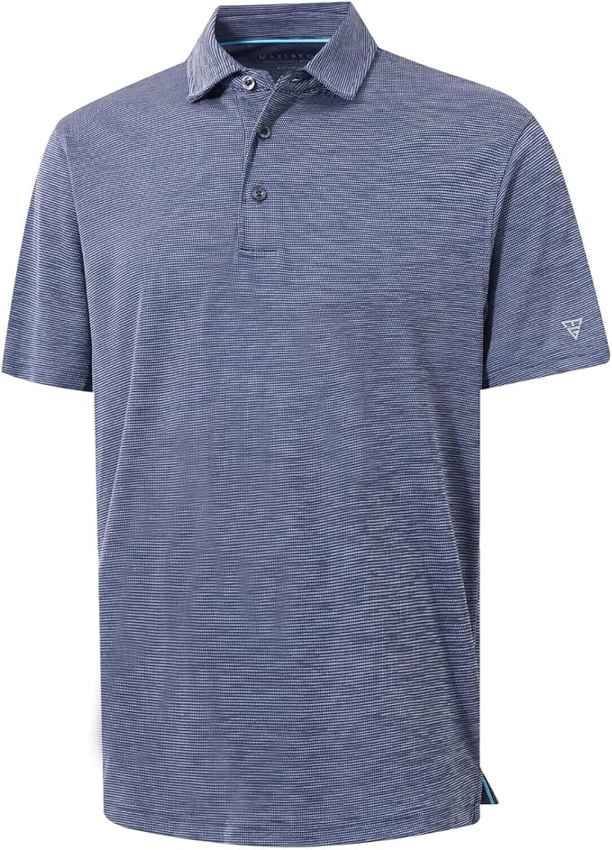 M MAELREG Men‘s Golf Shirts Short Sleeve Ultra-Light Soft Performance Quick Dry Athletic with UPF 30+ Polo Shirts for Men