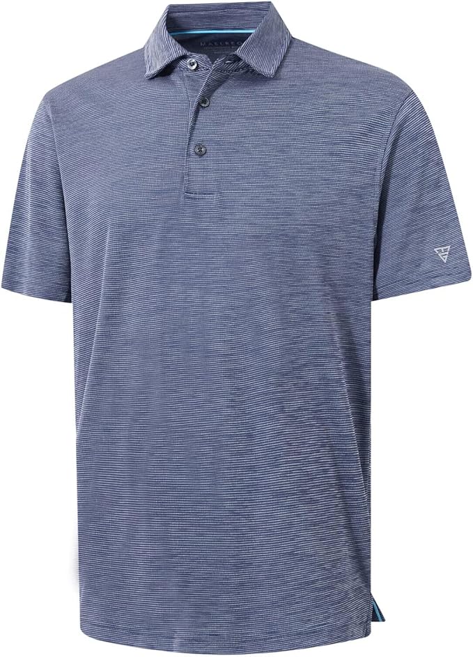 M MAELREG Men‘s Golf Shirts Short Sleeve Ultra-Light Soft Performance Quick Dry Athletic with UPF 30+ Polo Shirts for Men