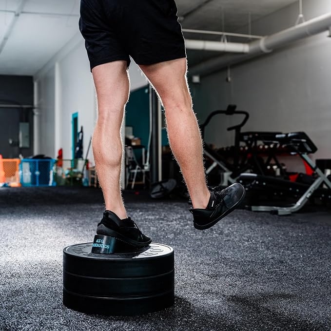 ATG Buddies Squat Wedge Block for Heel Elevated Squat and ATG Split Squats with Carrying Case, Light Weight and Easy to Travel