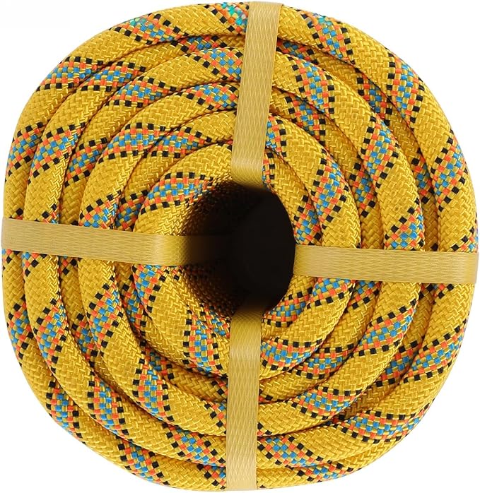 Arborist Rope Climbing Rope(1/2in x 100ft) 48 Strands Tree Rope for Climbing Tree Swing Pulling Sailing