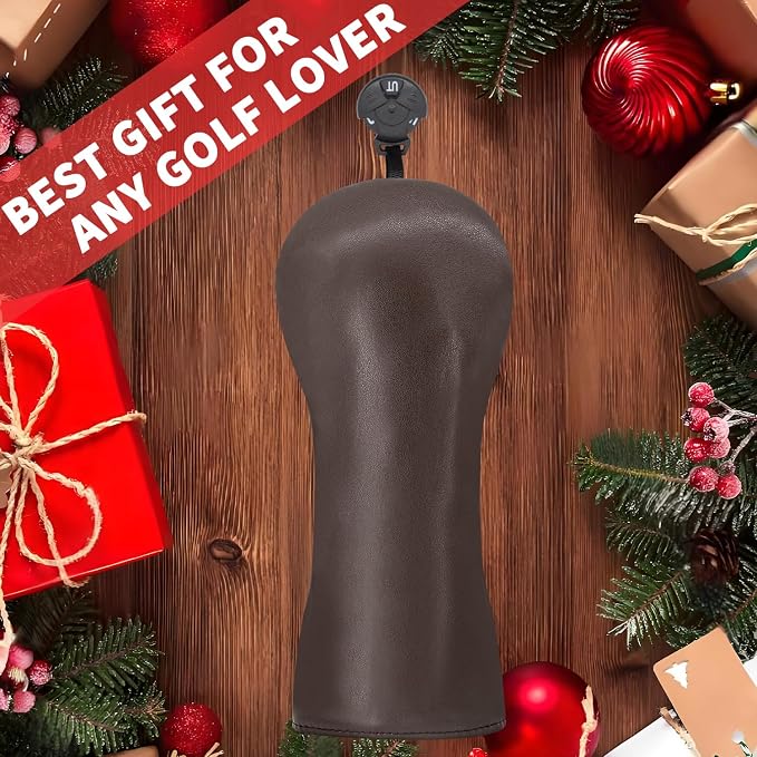 Golf Accessories Golf Club Covers for Driver, Fairway, Hybrids - Golf Driver Headcover/Golf Fairway Wood Head Cover/Hybrid Headcover for Men/Women Golfer