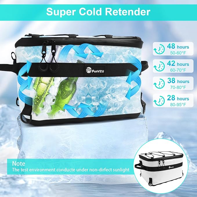 Paddle Board Cooler - Waterproof SUP Cooler Bag for Stand Up Paddle Board and Kayak - Leakproof Inflatable Cooler for SUP Accessories - Essential Paddleboard Accessory for Water Storage