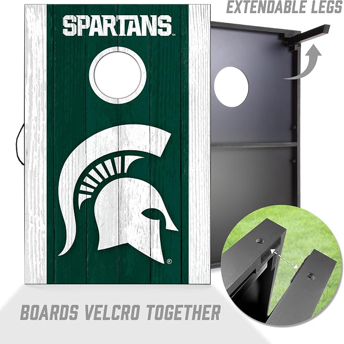YouTheFan NCAA 2' x 3' Portable Cornhole Game with Logo Bags