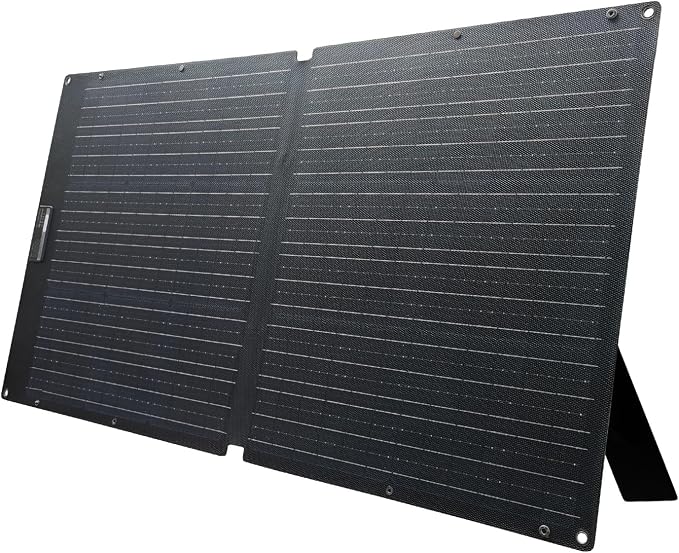 ALLPOWERS SOLAX SE100 100W Portable Solar Panel, High-Efficiency 23%-25% Monocrystalline Folding Solar Charger for Solar Generator, Camping&RV, 12V/24V Compatible, IP68 Waterproof