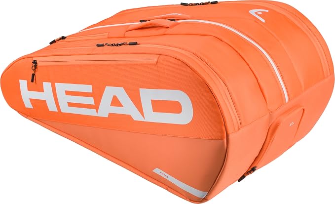 HEAD Tour Racquet Bag XL (12R) Tennis Bag - Holds Up to 12 Racquets, CCT+ Climate Control Technology, 3 Main Compartments, Shoe Pocket & Backpack Carry System