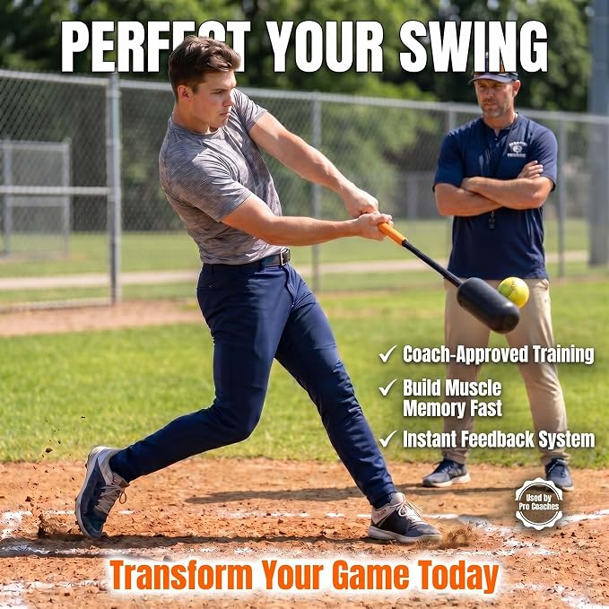 The Yellow Baseball Rope Swing Training bat Comes with 12 Training Balls and 1 bat