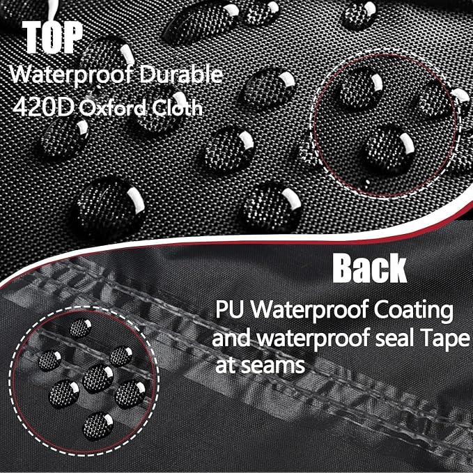 ClawsCover Treadmill Cover Waterproof Dustproof Running Machine Cover Exercise Workout Equipment Protective with Windproof Drawstring and Air Vents for Home Gym Indoor Outdoor